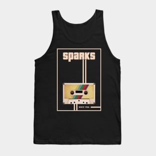 Sparks Music Retro Cassette Tape Tank Top